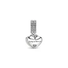 Sterling Silver Silver 2021 New Sterling Silver 925 Heart Pendantpan Charms For Jewelry Making Women