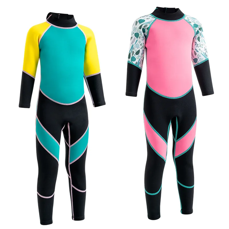 Wholesale Long Sleeve Keep Warm Surfing Swimming Wetsuit Neoprene Diving Suits For Kids