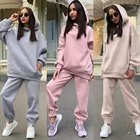 MIYU 2021 Fall Outfit Heavyweight Customisable Hoodie Long Sweatpants And Hoodie Essentials