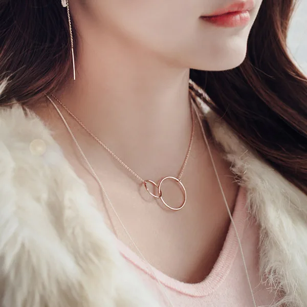 Creatique Mother Daughter Necklace 