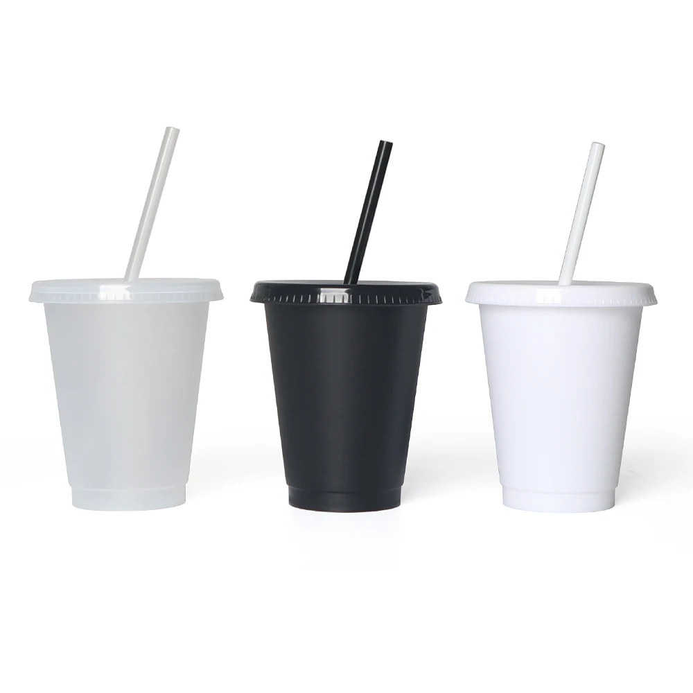 New Stock Colour Plastic Wholesale Drink Tumbler 24Oz Plastic Cold Cups With Lids And Straw