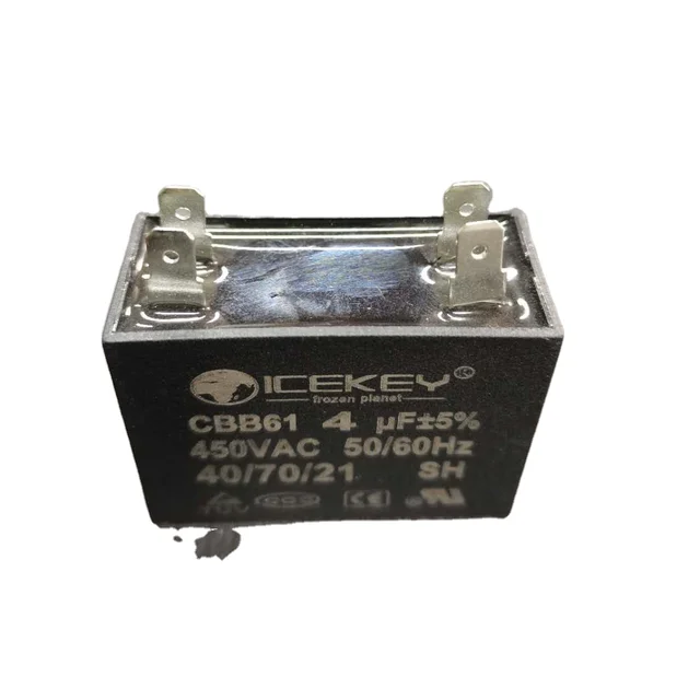 High quality  Capacitor CBB61 Electric Fan Capacitor  450V 2.5uf 3.5uf with Small Size