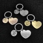 Items Promotional Calendar Keyring Boyfriend Girlfriend Custom Heart Shaped Calendar Keychain Gift Items