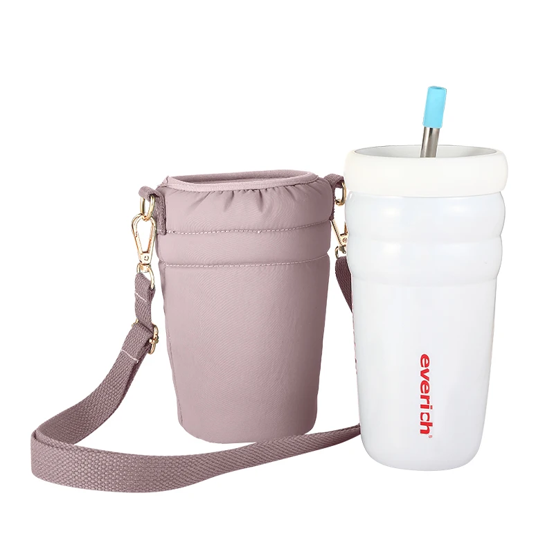 The New Listing Fashion Simple Design High Capacity Bpa Free Coffee Tumbler Cup Sleeve For Gift