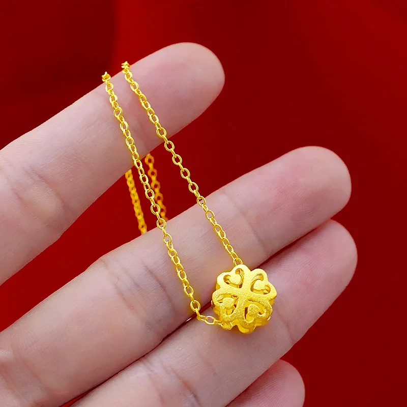 14k Gold Plated Tiny Necklace Dainty 