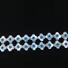 White Shell Sea White White Shell Bead Mother Of Pearl Shell Clover Eye Shell Beads Natural Sea Shell For DIY Jewelry