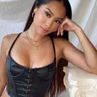 Leather Vest Women Leather Fashion Versatile Summer Sexy Leather Vest Slim Short Top PU Women Leather Tops