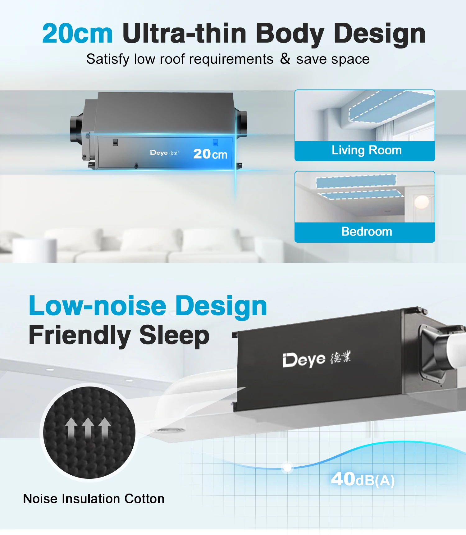 Air Purifier, DY-C20DZ, 20L, Ceiling - detail 4