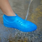 Fashion Waterproof PVC Thick-soled Slip Resistant Rain Boots Shoe Cover