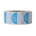 Blue Label Price Label Blue Monday Label Sticker Custom Week Label