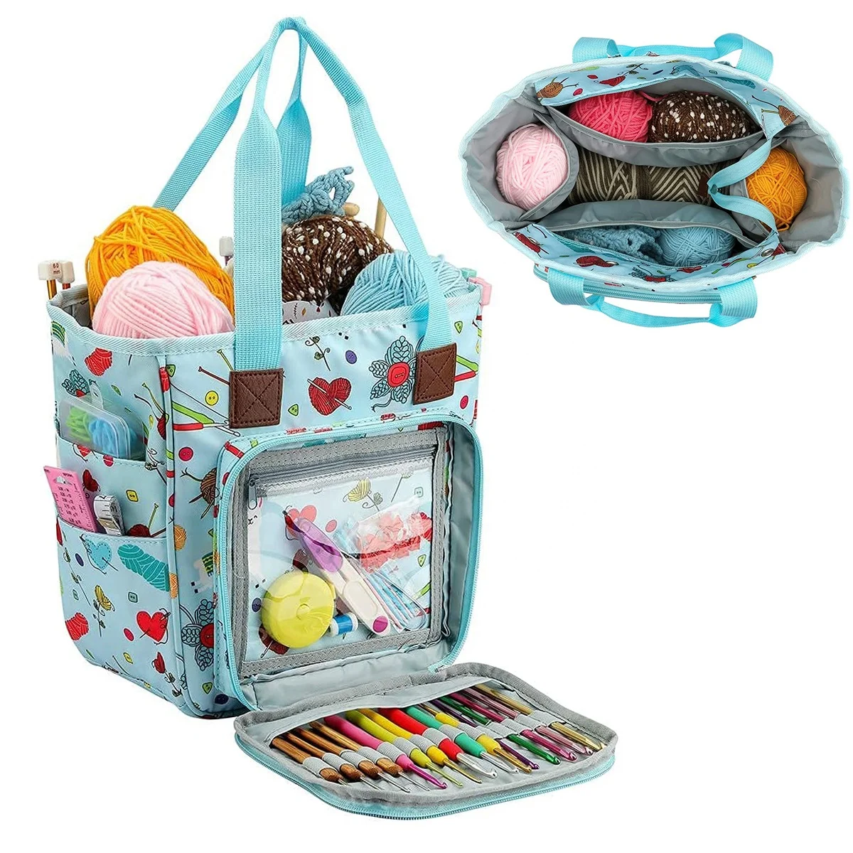 12 Must Have Yarn Bags For Your Projects Handy Little Me Knitting Bag