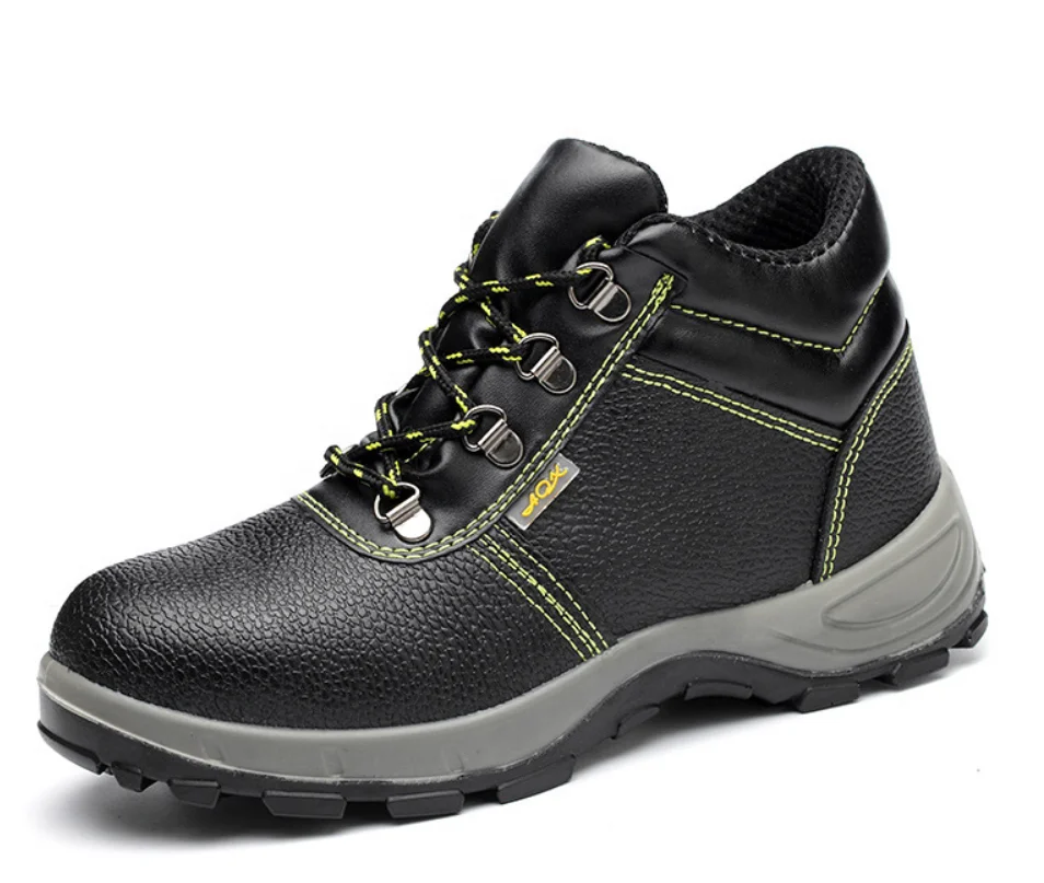 safety shoes leather steel toe cap