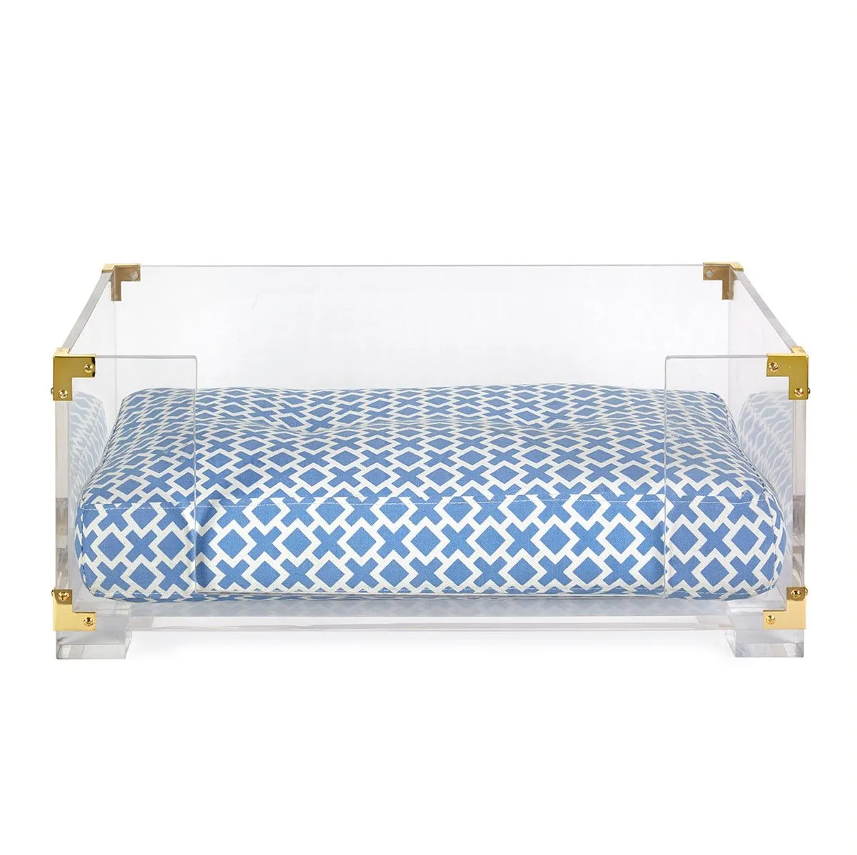 lucite dog bed