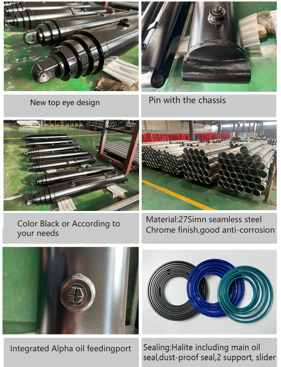 Double Acting Multiple Stage Telescopic Hydraulic Telescopic Cylinder for Garbage Truck and Machine supplier