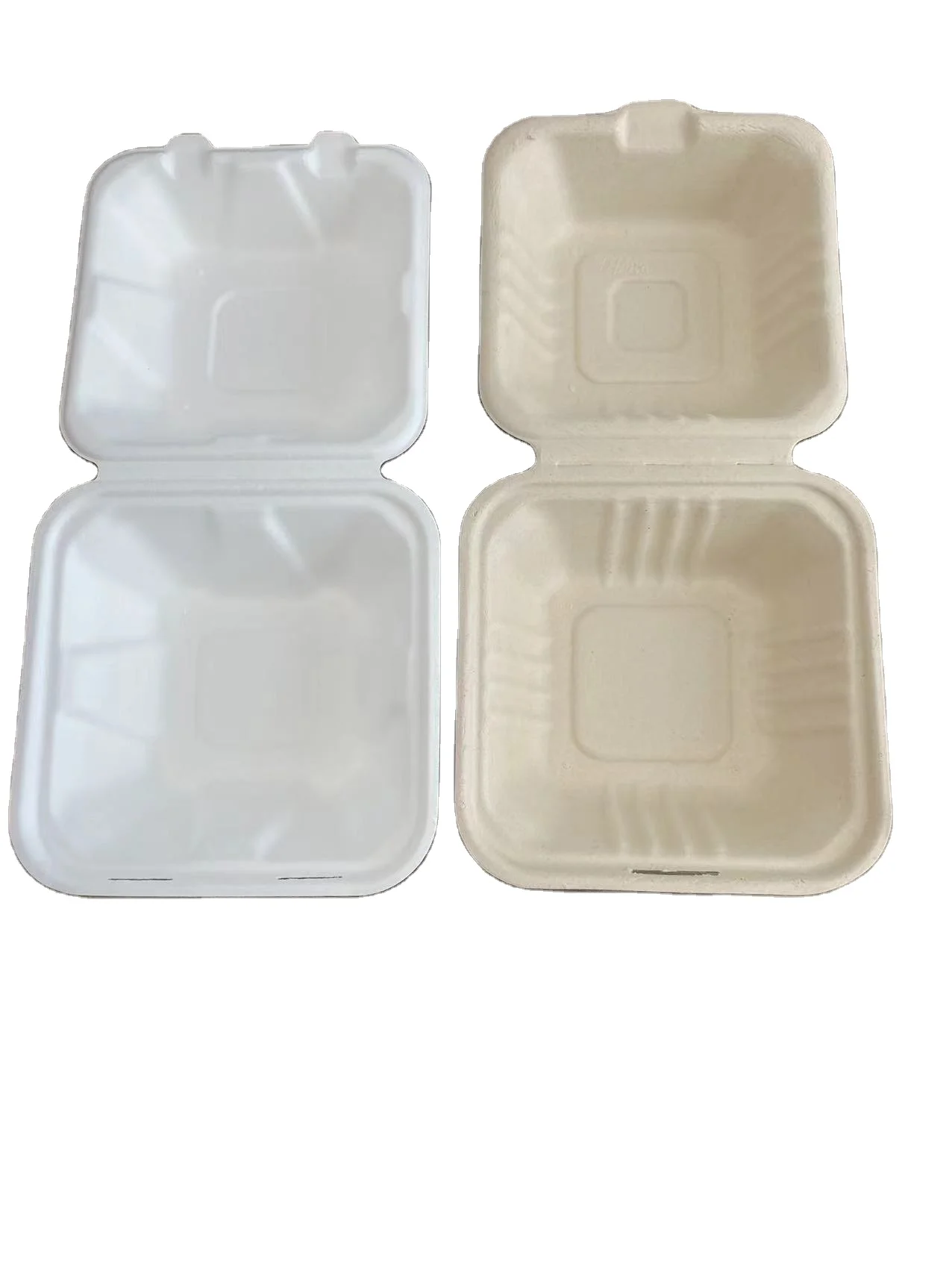 Biodegradable Compostable Sugarcane Bagasse Fast Food Container