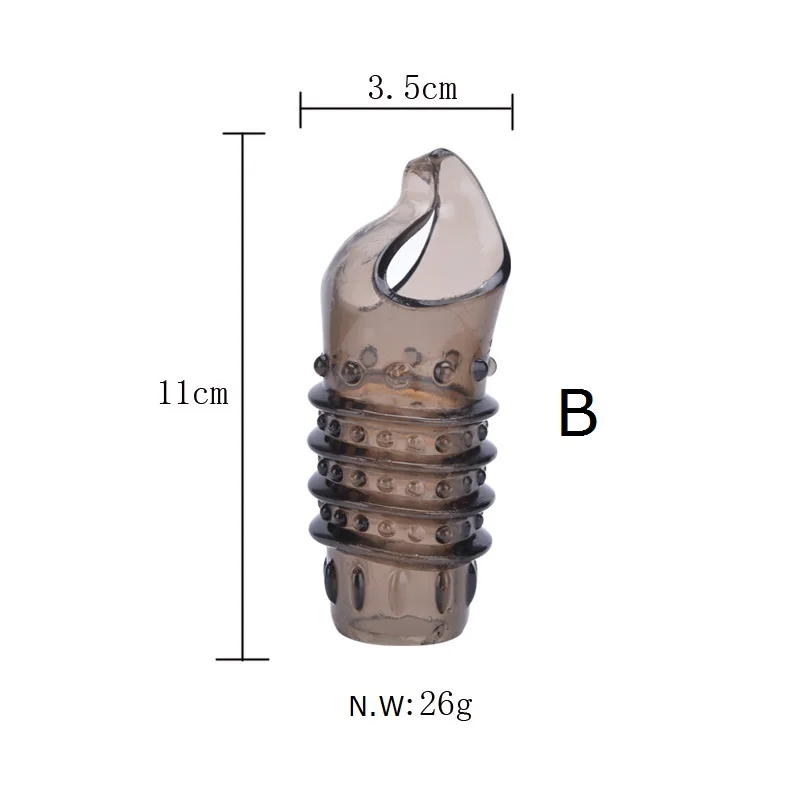 Soft Penis Extender Kondom Männer Hahn Ärmel Ring Auf Penis Wieder