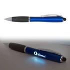 Cheap Pen Led Ball Pen Cheap Custom Plastic Screen Stylus Light Ballpoint Ball Pen With Led Laser Logo Printing