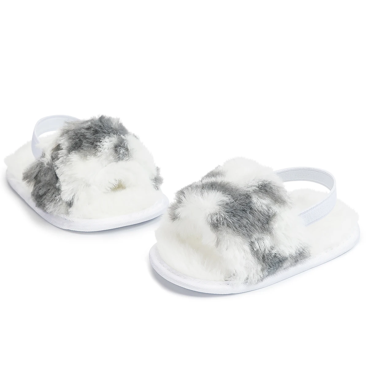 Summer New Products Toddler crib shoes Soft and supple fur Stretchy rear strap girl and boy baby sandals for girls