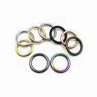 Metal Ring Custom Color 25mm Metal Welded Iron Round Buckle O Ring For Handbags/Pet Collar