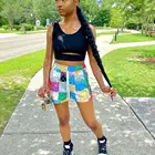 Pants Pants Printing Loose Casual Shorts Home Pants Beach Pants Plus Size Womens Shorts