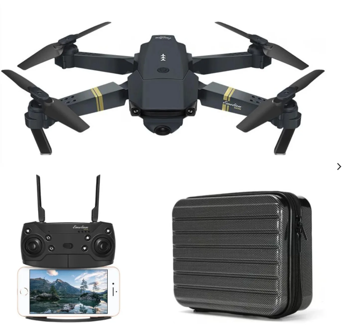 e58 drone range