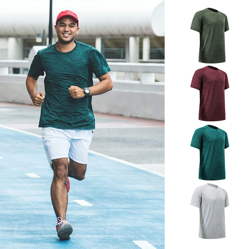wrijving scheuren passie Mens Workout Shirts Quick Dry Performance Short Sleeve Athletic Custom Big  Men 100polyester T Shirt - Buy Quick Dry Polyester Sports T-shirts,Polyester  Tshirt For Sublimation,Men Quick Dry T Shirt Product on Alibaba.com