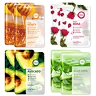 Rose Mask Skincare Korean Cosmetics Rose Water Soothing Mask Rose Sheet Masks Skincare Treatment Way