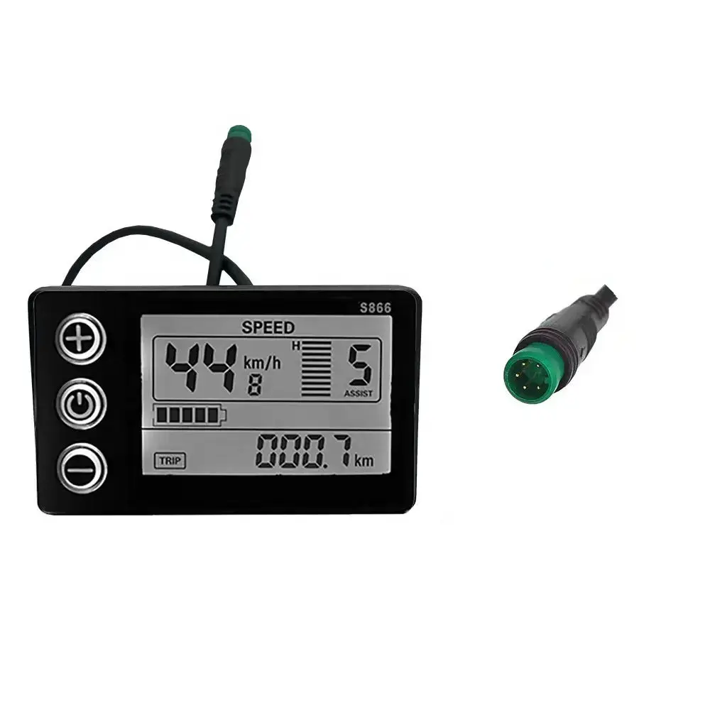 24V 36V 48V Electric Scooter Control Panel with LCD Display Plug Replacement for Kids' Scooter Accessories Parts