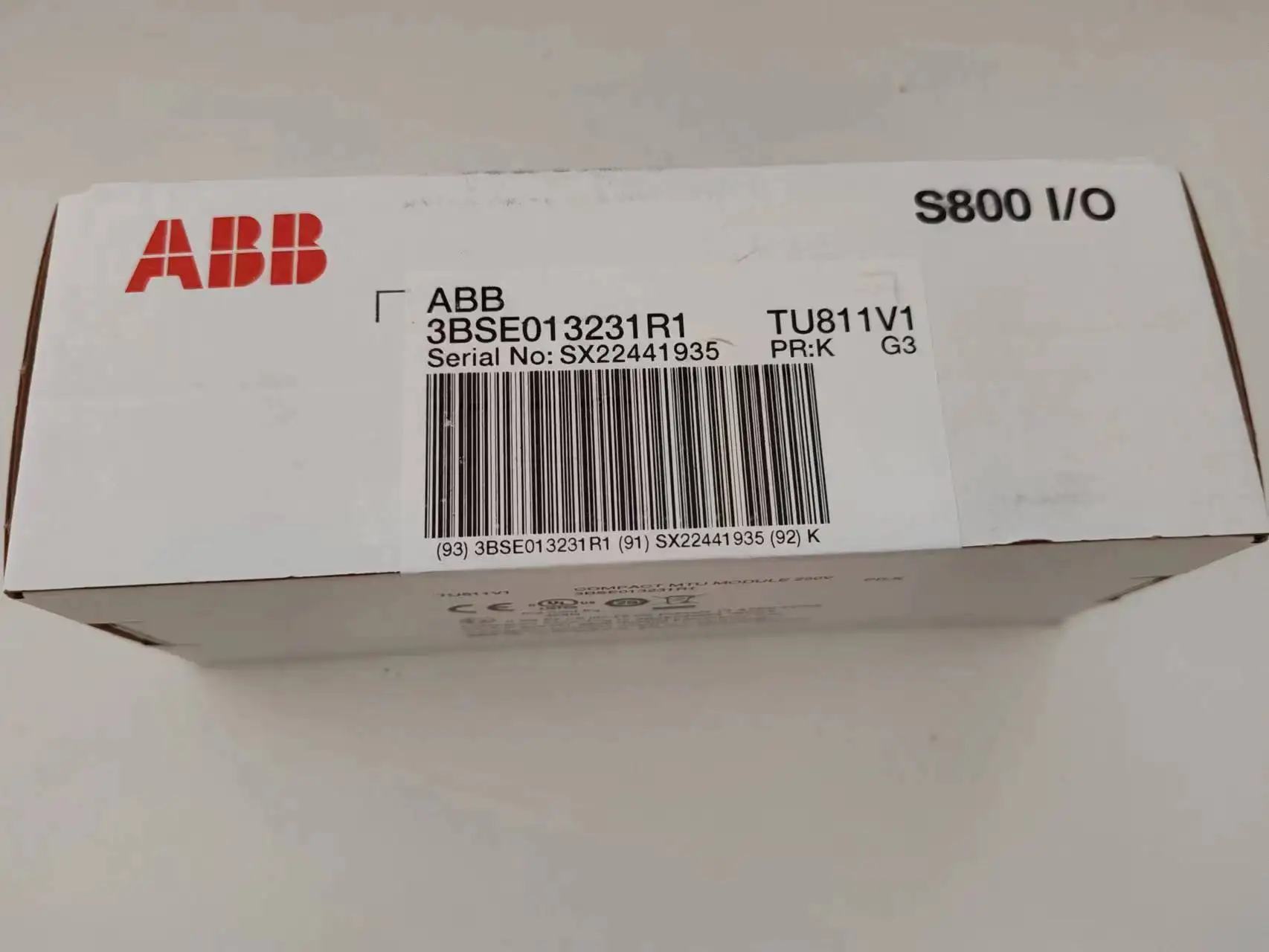 Abb S800 I/O TU811V1 3BSE013231R1  Compact MTU Modules Plc Components Abb Plc Controller