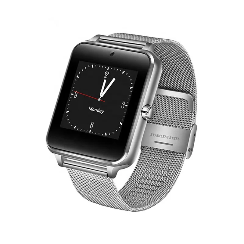 Z60 Smart Watch Bluetooth Smartwatch Con Soporte De Acero Inoxidable De  Metal SIM Y Tarjeta TF DZ09 Q18 Smartwatch Para IOS Android Con Caja Al Por  Menor Por Kinglai, 12,7 € 