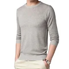 Pullover For Men Pullover FYB Custom Logo O-neck Plain Color Spring 100%cotton Knitting Pullover Sweater For Men