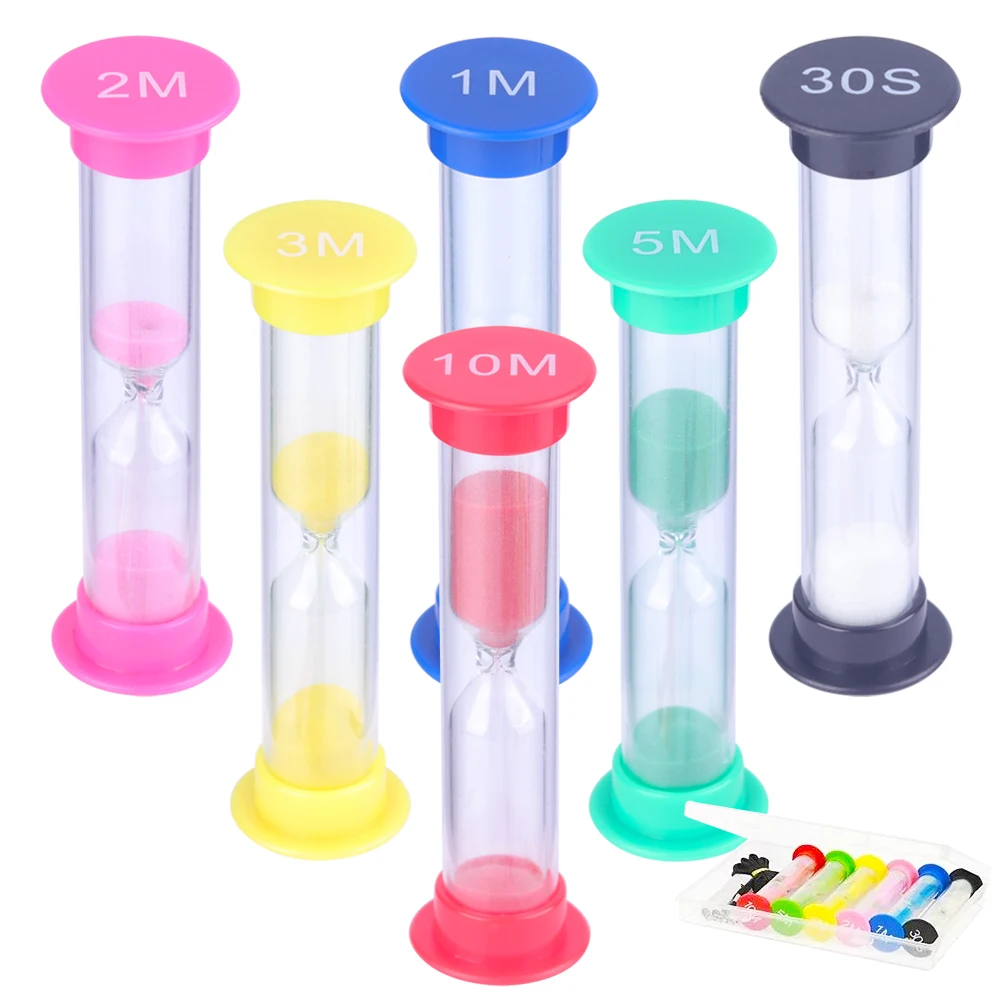 30 Sec,1,2,3,5,10 Minute Colorful Plastic Sand Timer Hourglass For Kids And Game Sand Clock Buy Plastic One Minute Game 30 1 2 3 4 5 Minutes Sand Timer