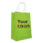 Handbag With Shopping Bag Low MOQ Design Your Own Paper Bag Kraft Paper Handbag With Logo Bolsas For Sales