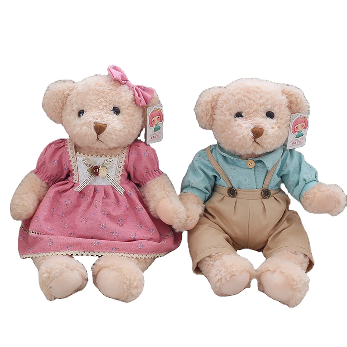 plush doll couple teddy bear doll hug bear doll couple plush to