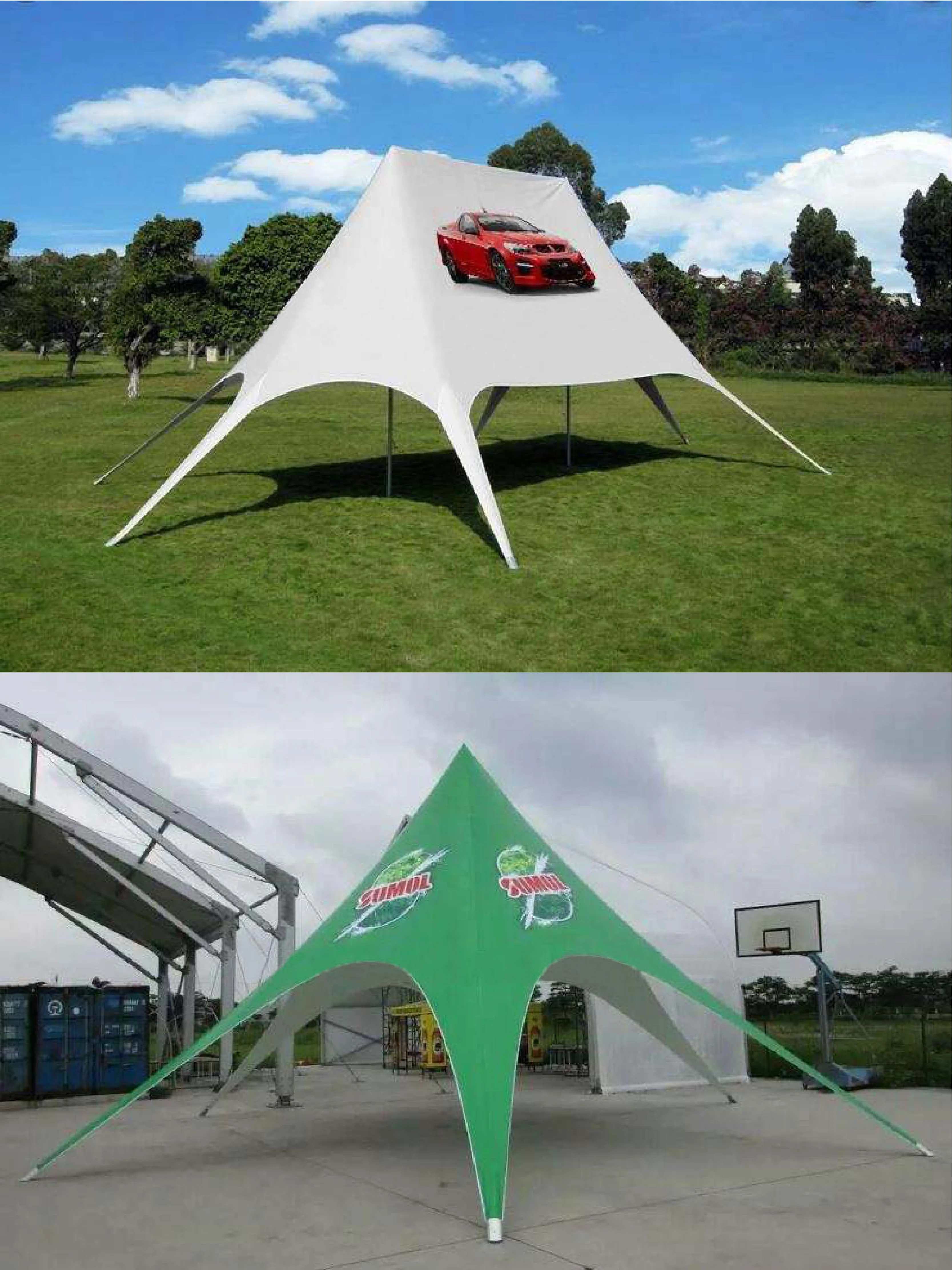 Custom Advertising Star Tent