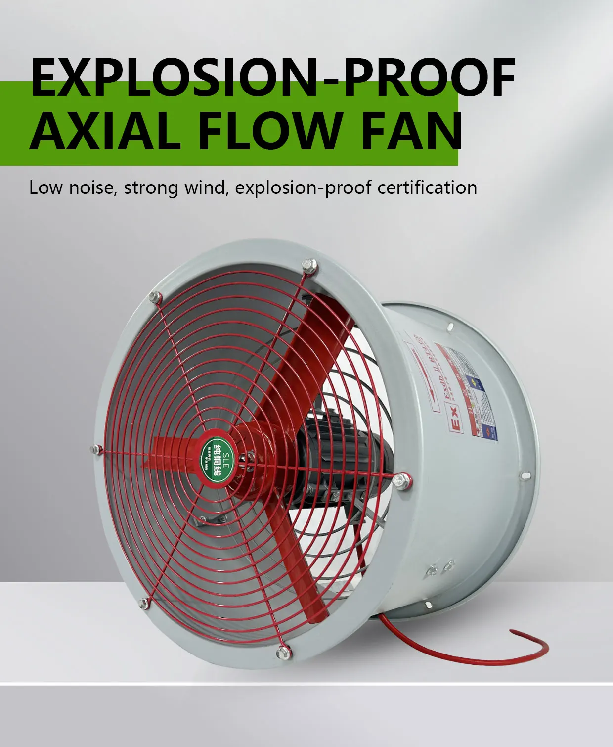 Axial Flow Fan, ATEX, Explosion-Proof, Aluminum - detail 2