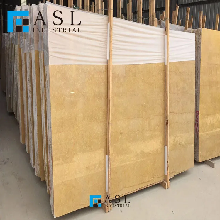 Natural yellow stone royal emperor gold slab sunny yellow golden color floor tile types