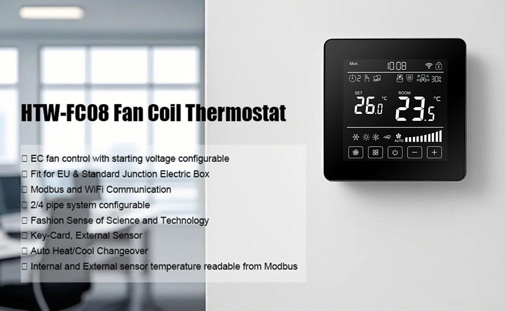Smart Wifi Modbus Fan, 0-10V, HVAC - detail 4