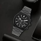 Watches OEM Customize Private Label Luxury Stainless Steel Wristwatch Chronograph Business Men Quartz Watches