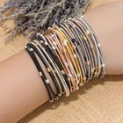 Bracelet Bulk Beaded Bracelets March Expo 2021 Amoryubo New Arrival High Quality Beaded Gold Bracelet Bulk For Men