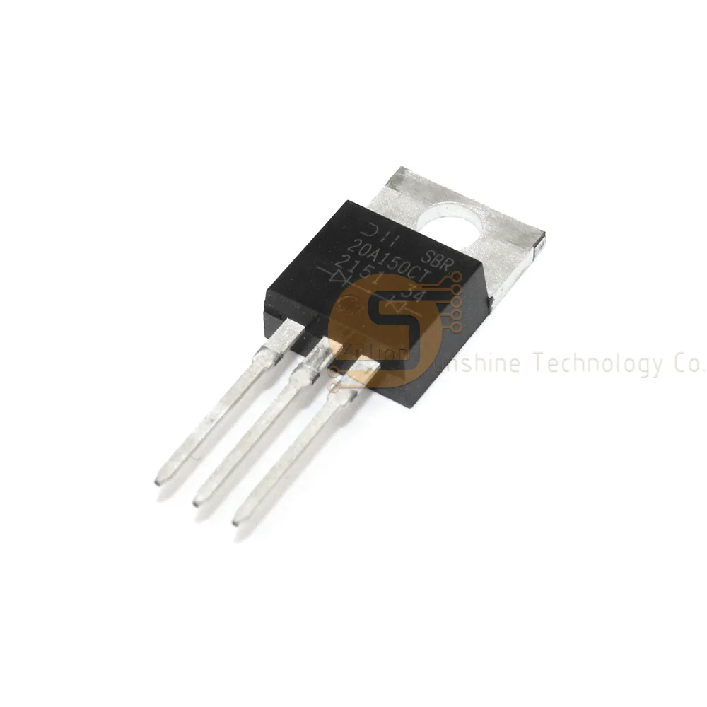 product sbr20a150ct to 220 schottky rectifier high efficiency low forward voltage drop for power supplies and solar inverters-3