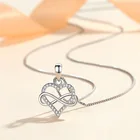 Pendant Heart 2021 Trendy Fashion Pendant Ladies Wedding Heart Inlaid With Diamond And Silver Pendant