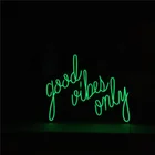 Neon Sign" Shop Now" Good Vibes Only Neon Sign" Size 29.5" 75cm