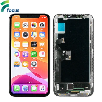 Original replacement for iphone x xs max xr 10 11 12 pro oled screen assembly for iphone 5s 6s se 5 6 7 8 plus lcd display