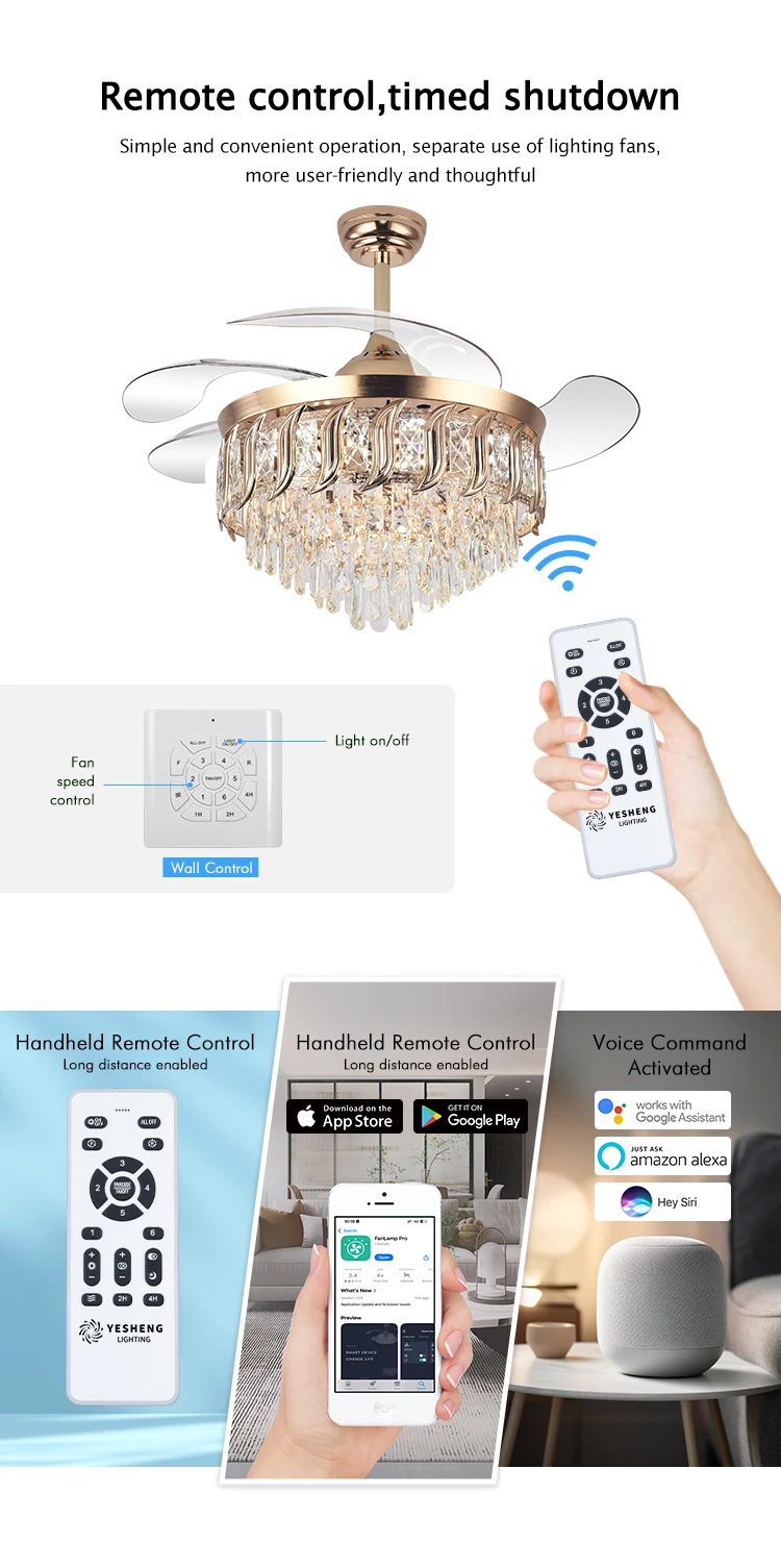 Ceiling Fan, LED, K9 - detail 8