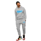 Quality Hoodies High Quality Custom Printed Logo Comfortable Cotton Pocket Athletic Jogger Men's Hoodies Set