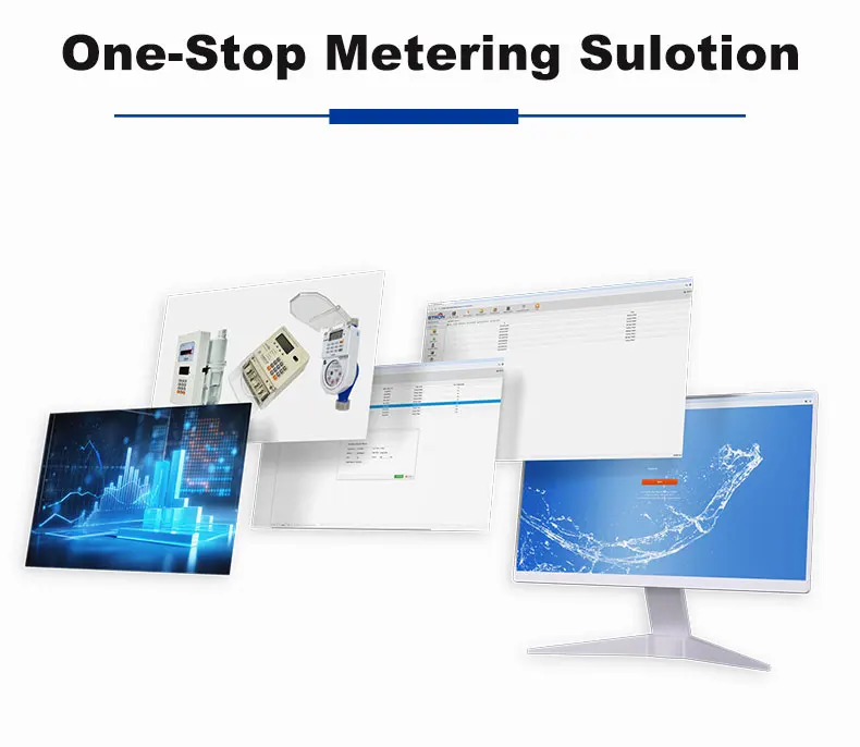 STS Standard Prepaid Water Meter with 2.5/4/6.3 m³/h Flow Rate 99999m³ Measurement Range and 2 Years Warranty