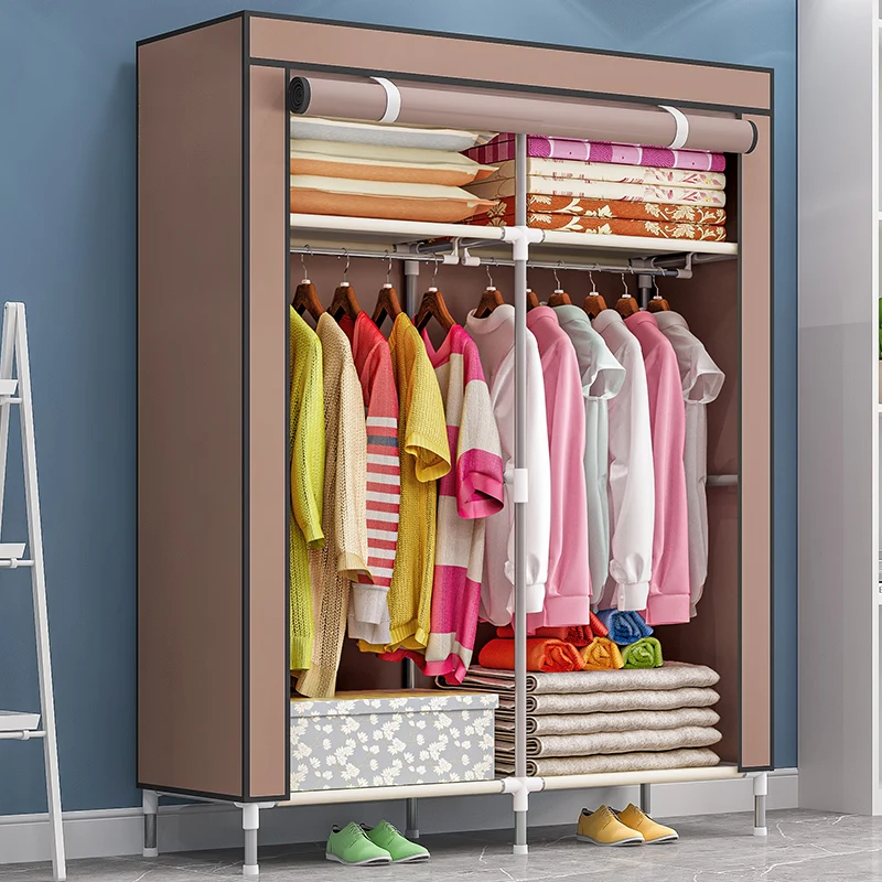 Factory fabric wardrobe Most Popular Products Household Bedroom modern Design wardrobe