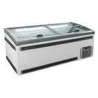 For Food Freezer For Fish Huaer Flat Glass Fish Display Frozen Island Ultra Freezer For Food