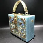 Clutch Bag Wholesale Trendy Women Handbag Clear Clutch Evening Ladies Fashion Acrylic Clutch Bag